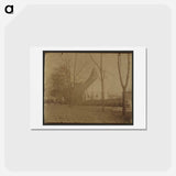 アートポストカード-Rue de Bagnolet, Eglise de Charonne
 - ウジェーヌ アジェ Postcard.