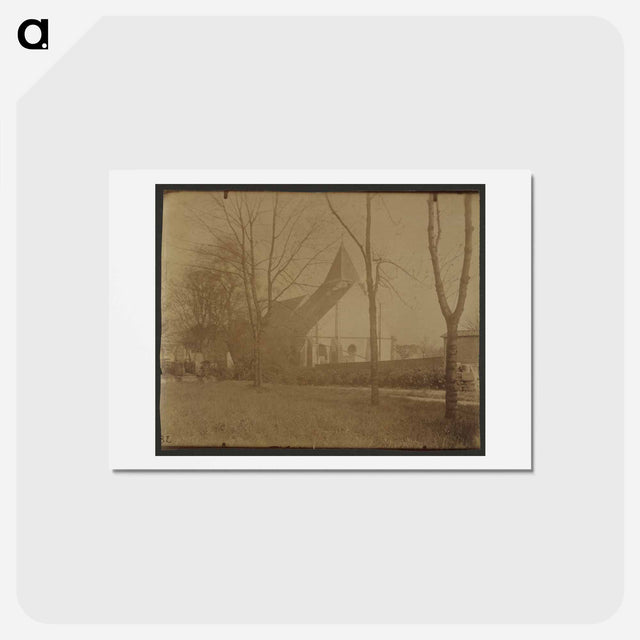 アートポストカード-Rue de Bagnolet, Eglise de Charonne
 - ウジェーヌ アジェ Postcard.