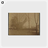 アートポストカード-Rue de Bagnolet, Eglise de Charonne
 - ウジェーヌ アジェ Postcard.