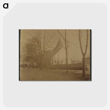 アートポストカード-Rue de Bagnolet, Eglise de Charonne
 - ウジェーヌ アジェ Postcard.