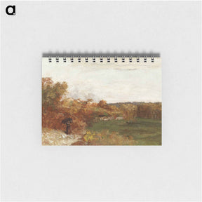 アートメモ帳-Valley at Fontcouvert - ギュスターヴ クールベ Memo.