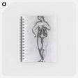 アートメモ帳-Nude Female Figure with Anatomical View of Urogenital System
 - 国立医学図書館 Memo.