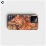 Andrée in Pink, Reclining - Pierre Auguste Renoir Phone Case.