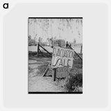 アートポストカード-Evacuation of Japanese-Americans
 - ラッセル リー Postcard.