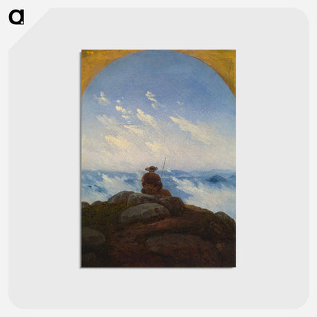 アートポストカード-Wanderer on the Mountaintop
 - セントルイス美術館 Postcard.