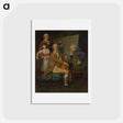 アートポストカード-Self-Portrait with His Daughter Maria Theresa, James Cervetto, and Giacobbe Cervetto
 - イェール大学アートギャラリー Postcard.