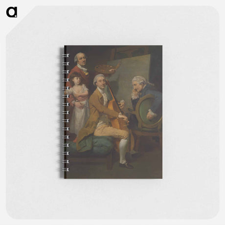 アートメモ帳-Self-Portrait with His Daughter Maria Theresa, James Cervetto, and Giacobbe Cervetto
 - イェール大学アートギャラリー Memo.