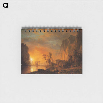 Sunset in the Rockies - アルバート ビアスタット Memo.