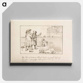 アートパネル-Illustration of the refanut fairy tale - アルバート エーデルフェルト Canvas.