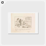 アートポストカード-Illustration of the refanut fairy tale - アルバート エーデルフェルト Postcard.
