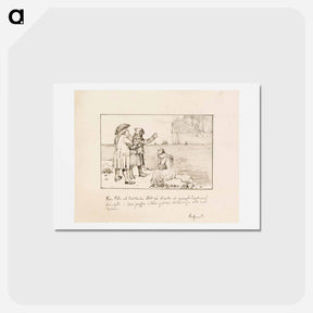 アートポストカード-Illustration of the refanut fairy tale - アルバート エーデルフェルト Postcard.