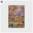 アートポストカード-Seated Woman with Sea in the Distance
 - バーンズ・コレクション Postcard.