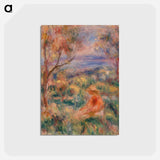 アートポストカード-Seated Woman with Sea in the Distance
 - バーンズ・コレクション Postcard.