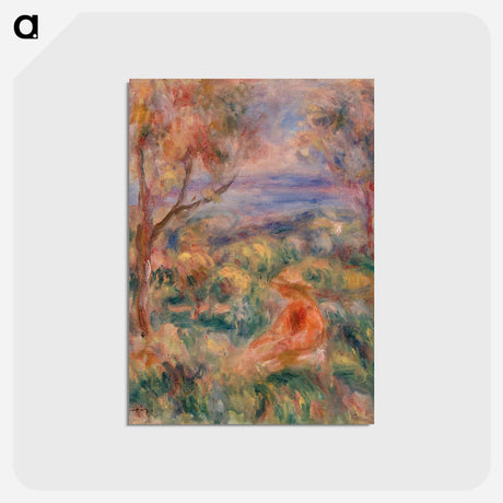 アートポストカード-Seated Woman with Sea in the Distance
 - バーンズ・コレクション Postcard.