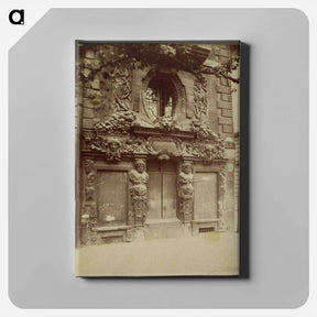 アートパネル-Hôtel Fieubet, Quai des Célestins
 - ウジェーヌ アジェ Canvas.