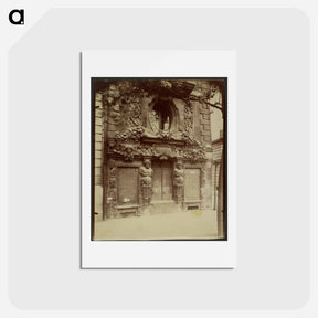アートポストカード-Hôtel Fieubet, Quai des Célestins
 - ウジェーヌ アジェ Postcard.