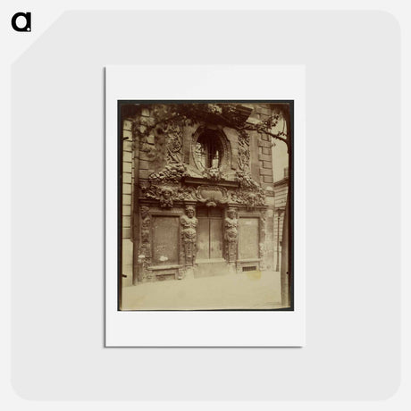 アートポストカード-Hôtel Fieubet, Quai des Célestins
 - ウジェーヌ アジェ Postcard.