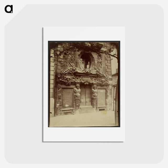 アートポストカード-Hôtel Fieubet, Quai des Célestins
 - ウジェーヌ アジェ Postcard.