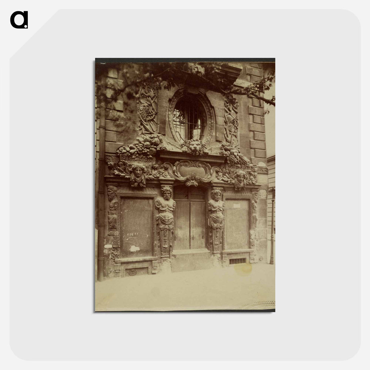アートポストカード-Hôtel Fieubet, Quai des Célestins
 - ウジェーヌ アジェ Postcard.