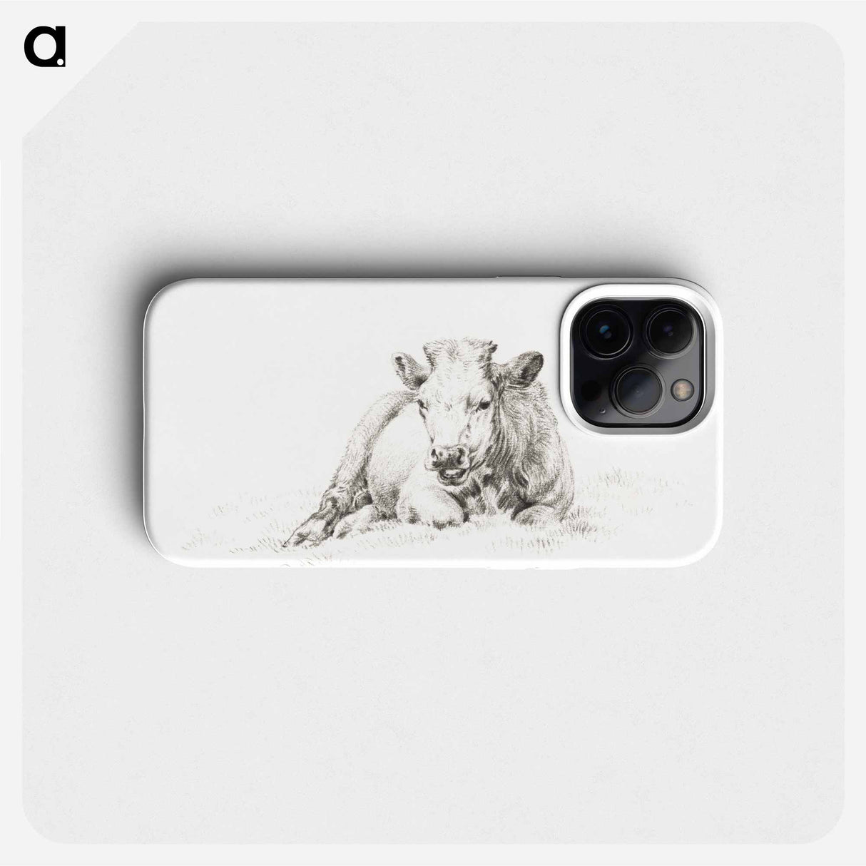 Lying cow - ジャン ベルナール Phone Case.