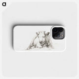 Lying cow - ジャン ベルナール Phone Case.