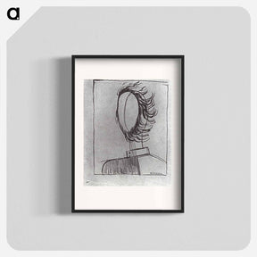 アートポスター-Men's head - カジミール マレーヴィチ Poster.