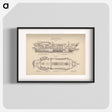 アートポスター-H.M.S. Beagle: Middle Section fore and aft, Upper Deck
 - 国立医学図書館 Poster.