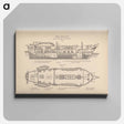 アートパネル-H.M.S. Beagle: Middle Section fore and aft, Upper Deck
 - 国立医学図書館 Canvas.