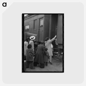 アートポストカード-Japanese-American Evacuation
 - ラッセル リー Postcard.