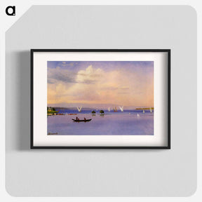 アートポスター-On the Lake - アルバート ビアスタット Poster.
