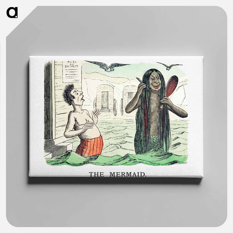 アートパネル-Mermaid from Un-Natural History Not Taught In Bored Schools
 - 大英図書館 Canvas.