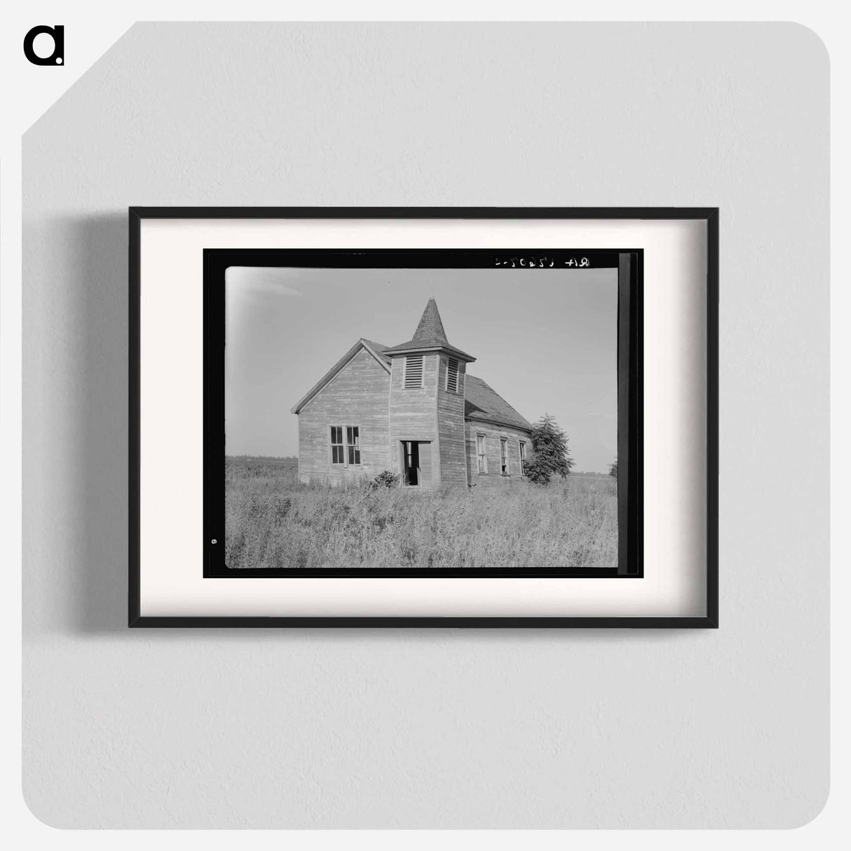 Church on the Aldridge Plantation - Dorothea Lange Poster.