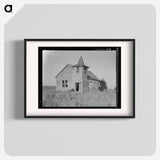 Church on the Aldridge Plantation - Dorothea Lange Poster.