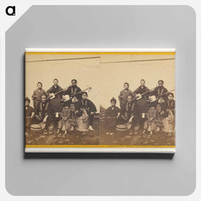アートパネル-Japanese Performers at Woodward's Gardens
 - エドワード マイブリッジ Canvas.