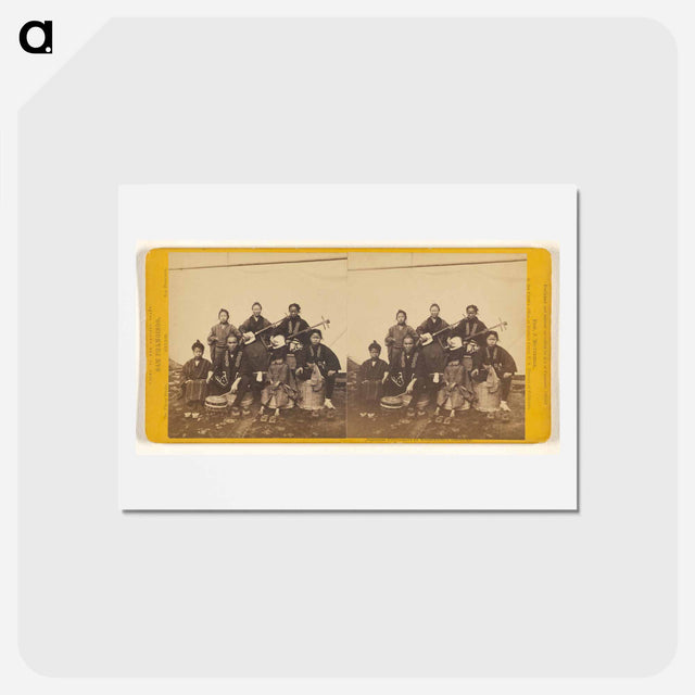 アートポストカード-Japanese Performers at Woodward's Gardens
 - エドワード マイブリッジ Postcard.