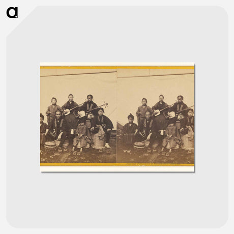 アートポストカード-Japanese Performers at Woodward's Gardens
 - エドワード マイブリッジ Postcard.