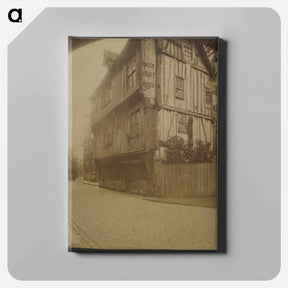 アートパネル-La Rue Saint-Romain
 - ウジェーヌ アジェ Canvas.