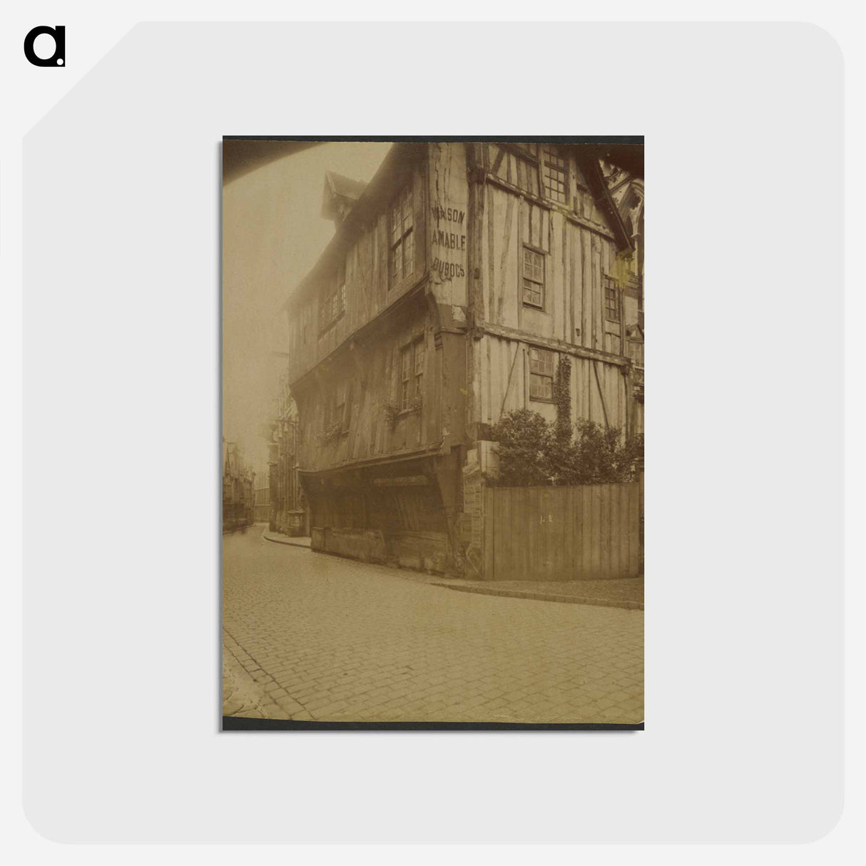 アートポストカード-La Rue Saint-Romain
 - ウジェーヌ アジェ Postcard.