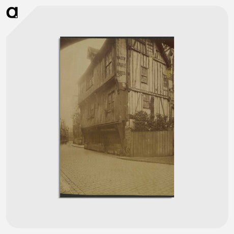 アートポストカード-La Rue Saint-Romain
 - ウジェーヌ アジェ Postcard.