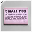 アートパネル-Small Pox Notice: Interior with Parrot Cages
 - 国立医学図書館 Canvas.
