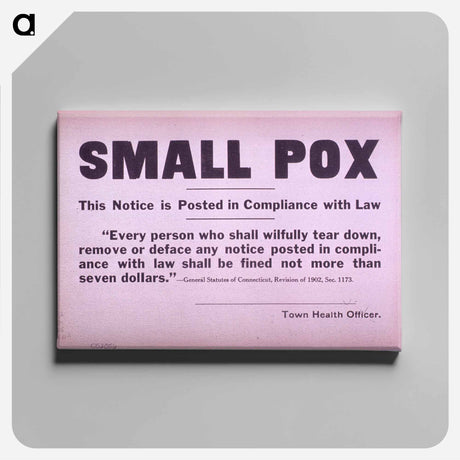 アートパネル-Small Pox Notice: Interior with Parrot Cages
 - 国立医学図書館 Canvas.