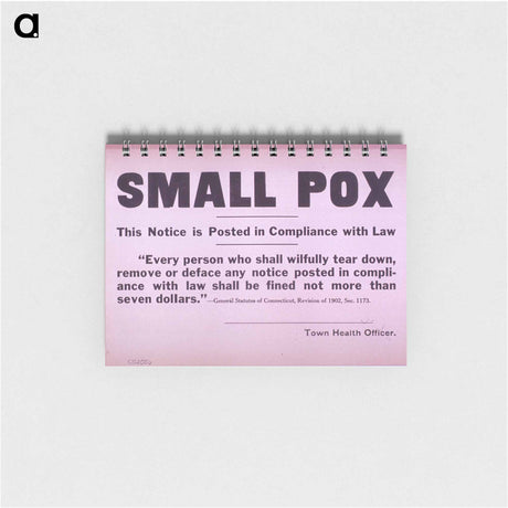 アートメモ帳-Small Pox Notice: Interior with Parrot Cages
 - 国立医学図書館 Memo.