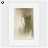 Frontispiece for Chevaleries sentimentales by Ferdinand Hérold - オディロン ルドン Poster.