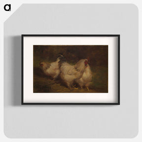 アートポスター-Three Chickens
 - セントルイス美術館 Poster.
