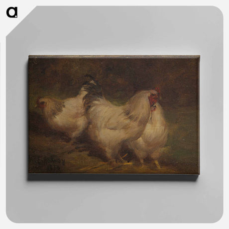 アートパネル-Three Chickens
 - セントルイス美術館 Canvas.