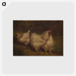 アートポストカード-Three Chickens
 - セントルイス美術館 Postcard.