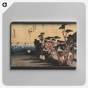アートパネル-Ōiso: Tora's Rain
 - 歌川 広重 Canvas.