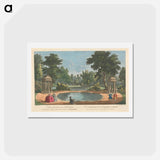 アートポストカード-A View of the Grotto & Two Shell Temples in the Gardens of Earl Temple at Stow, in Buckinghamshire
 - イェール大学アートギャラリー Postcard.