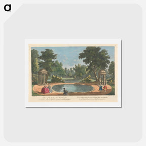 アートポストカード-A View of the Grotto & Two Shell Temples in the Gardens of Earl Temple at Stow, in Buckinghamshire
 - イェール大学アートギャラリー Postcard.