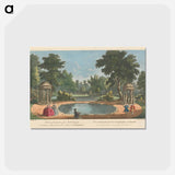 アートポストカード-A View of the Grotto & Two Shell Temples in the Gardens of Earl Temple at Stow, in Buckinghamshire
 - イェール大学アートギャラリー Postcard.
